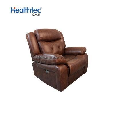 Modern Microfiber Segmentated L-Shaped Sofa with Double-Sided Recliner Lounge Storage Furniture Set