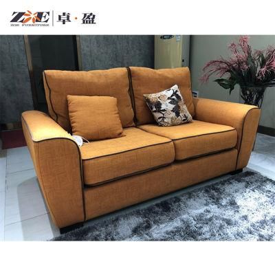 Home Living Room Furniture Wooden Fabric Sofa