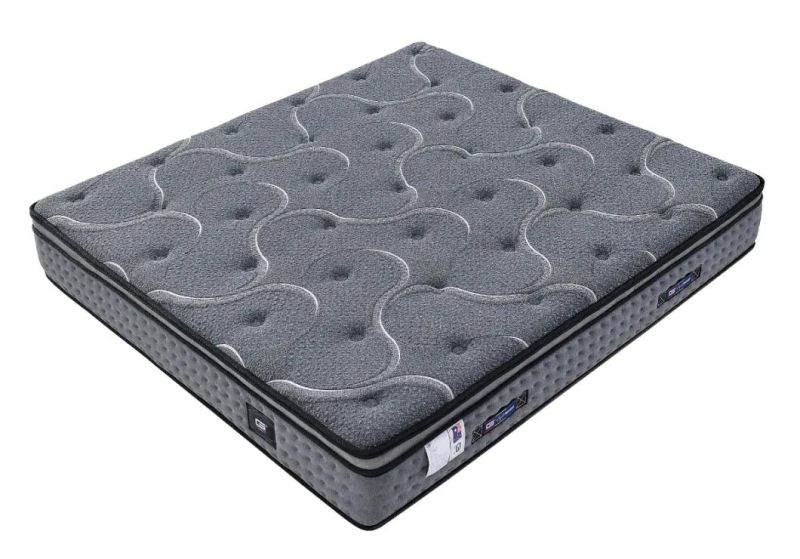 Factory Wholesale Soft Knitted Surface Spring Bedding Mattress 23cm Thickness King/Queen Size High Density Foam Bed Mattresses