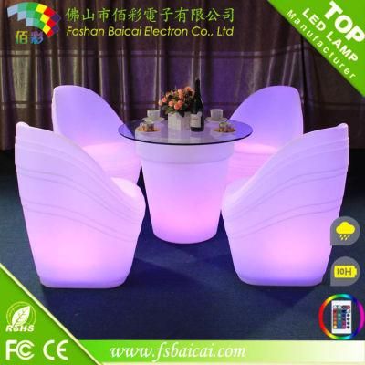 Modern Bar LED Table / Outdoor LED Garden Table