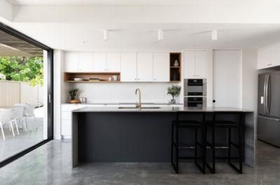 Customized L-Shaped White Matt Lacquer Finsh Wall Pull Handle Modern Furniture Kitchen Fittings Cabinets Home Improvement