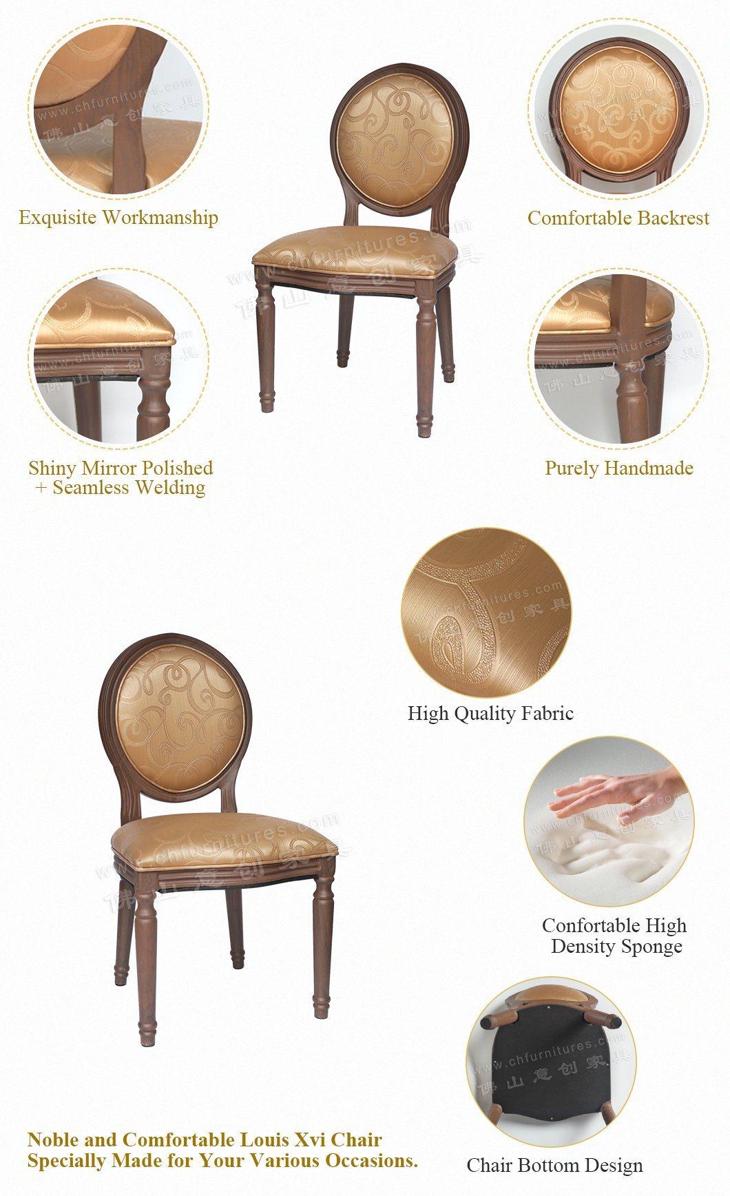 Hyc-D04-04 High Grade Quality Imitated Wood Antique French Louis Xv Chair for Hotel