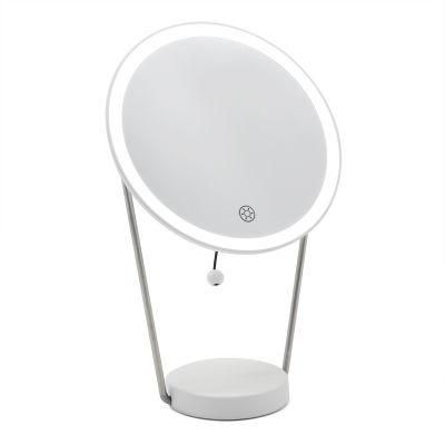 New Table Standing Decoration Makeup Mirror with LED Light &amp; Lamp