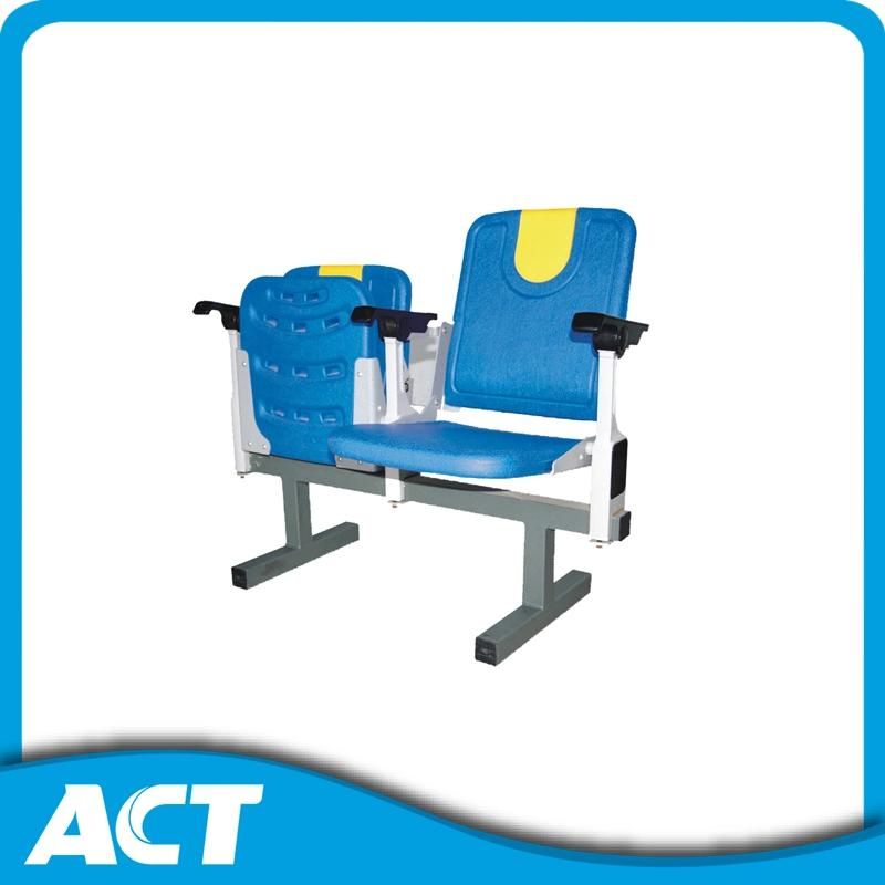Floor Mounting Beam Folding Chair / Foldable Stadium Chair Seat