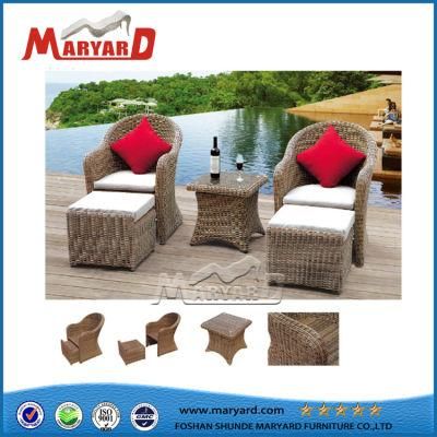 Excellent Quality Modern Sofa Rattan Furniture with Ottoman