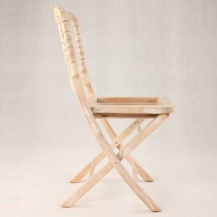 Solid Wood Folding Napoleon Chair Foldable Napoleon Chair
