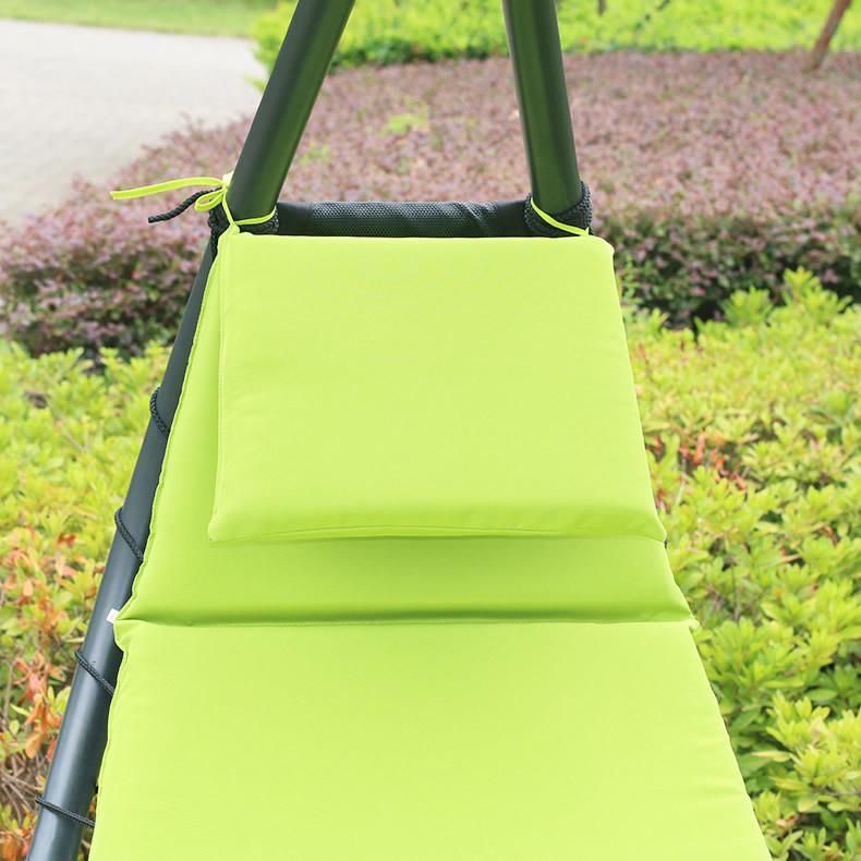 Outdoor Helicopter Swing Chair with Replaceable Cushion