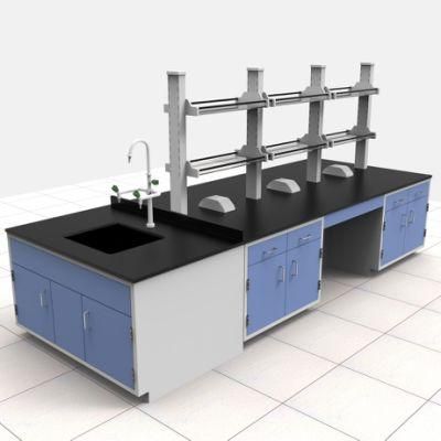 Biological Steel Lab Furniture with Absorbent Paper, Chemistry Steel Chemic Lab Bench,