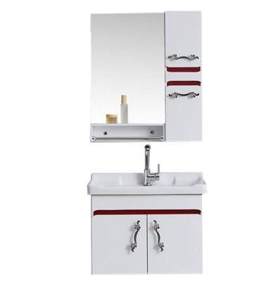 Floor Mount PVC Bathroom Cabinets with Doors and Drawers for Indian Market
