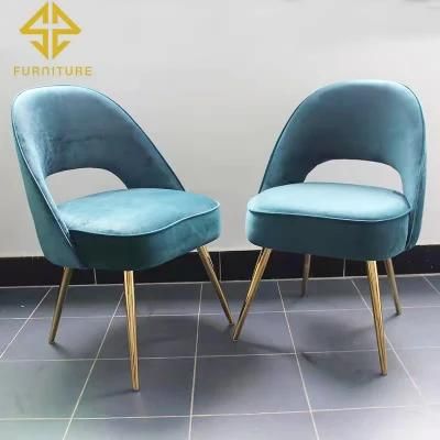 Event Rental Luxury Carve Back Stainless Steel Frame Banquet Chair Hotel Home