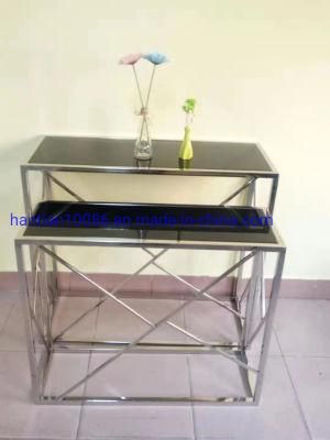 Vintage 2 Sets Antique Coffee Table Set Clearance Hot Price Luggage Table for Hotel
