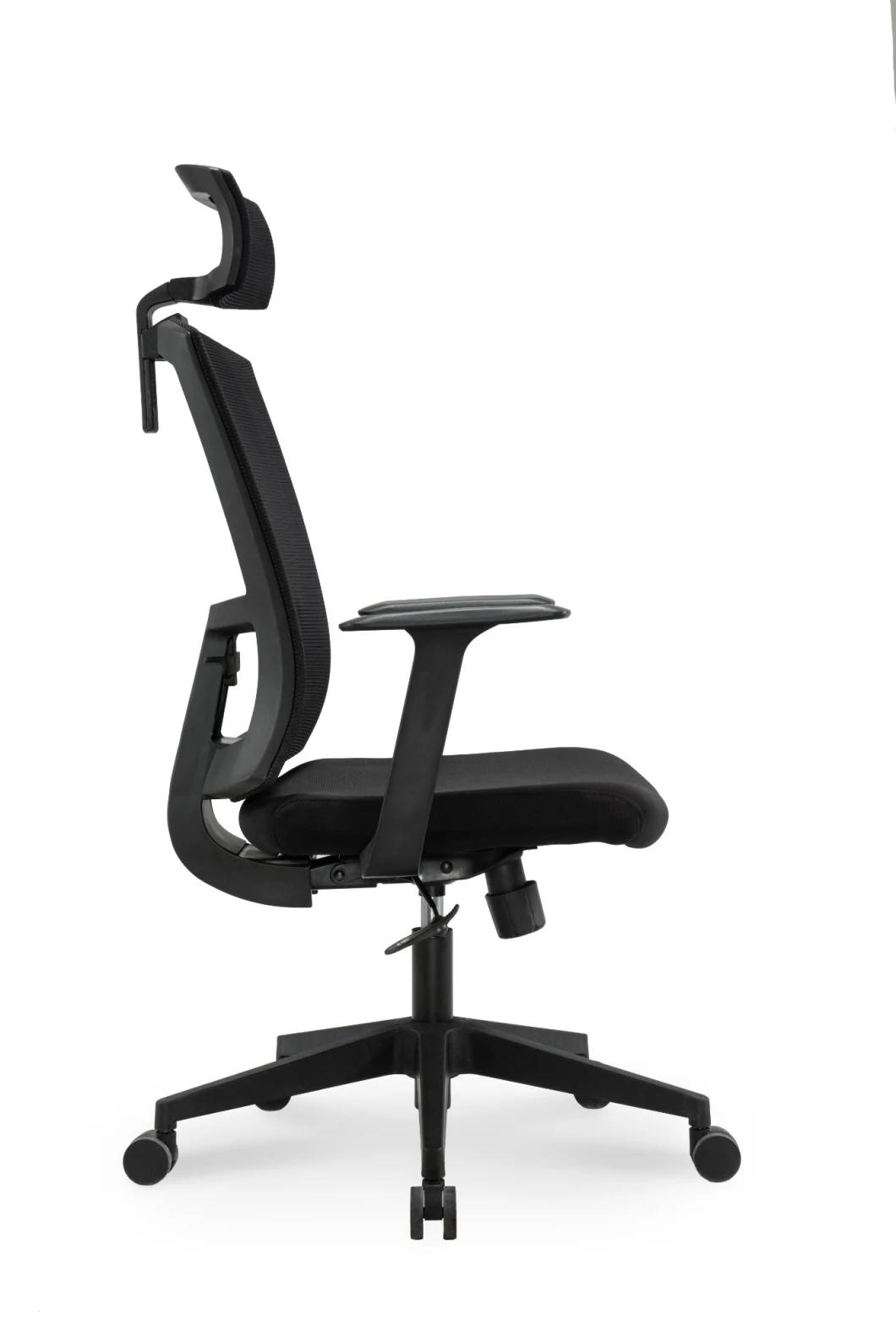 High Back Swivel Staff Management Executive Modern Fabric Office Chair
