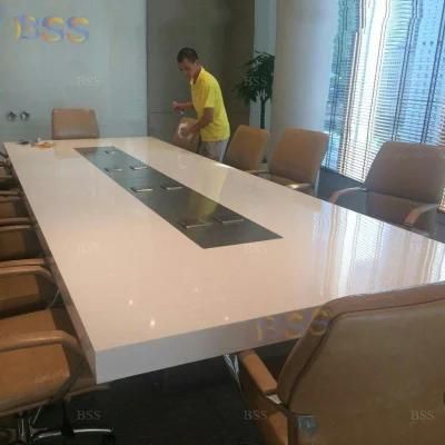 10 Conference Table Custom Solid Surface 10 Feet Conference Table