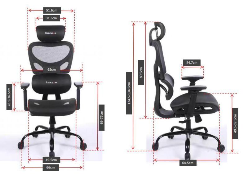 Modern Mesh Ergonomic Executive Office Chair with Sliding Seat
