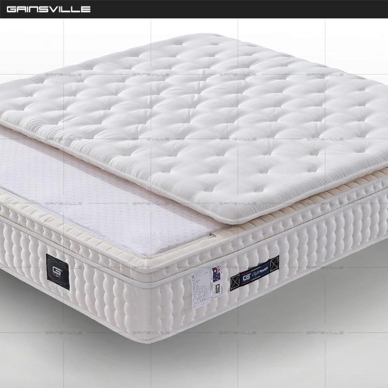 Customized Furniture Pocket Spring Hotel Double Bed Bedding Mattress for Bedroom Set Gsv967