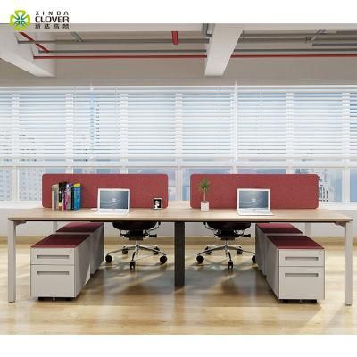4 Person Modern Office Workstation Desk Office Furniture for Office Space