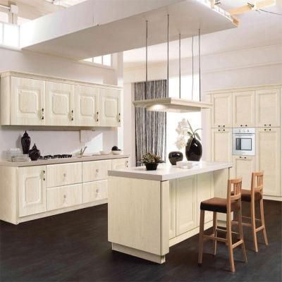 High Grade Durable Kitchen Cabinet Modern Luxury Set Wall Hanging PVC White Kitchen Cabinets
