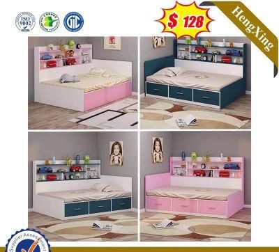Modern Baby Room Bedroom Furniture Double Solid Wood Cradle Kids Single Bunk Bed