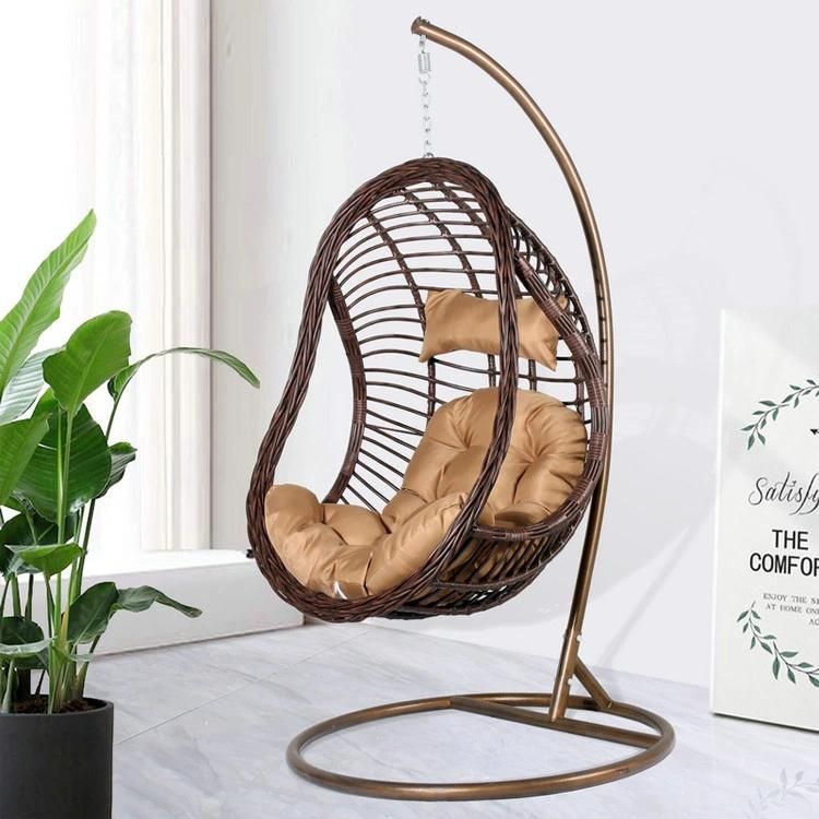 Modern Design Outdoor Egg Wicker Hanging Garden Home Rattan Swing Chair