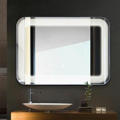 Home Decoration Wall Mounted LED Bathroom Mirror Furniture Mirror with Touch Sensor