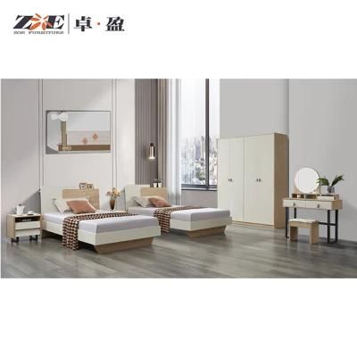 Wholesale Furniture Wooden Single Bedroom Set