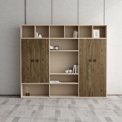Modern Wooden Office File Book Shelf Wardrobe Display Cabinet Wholesale