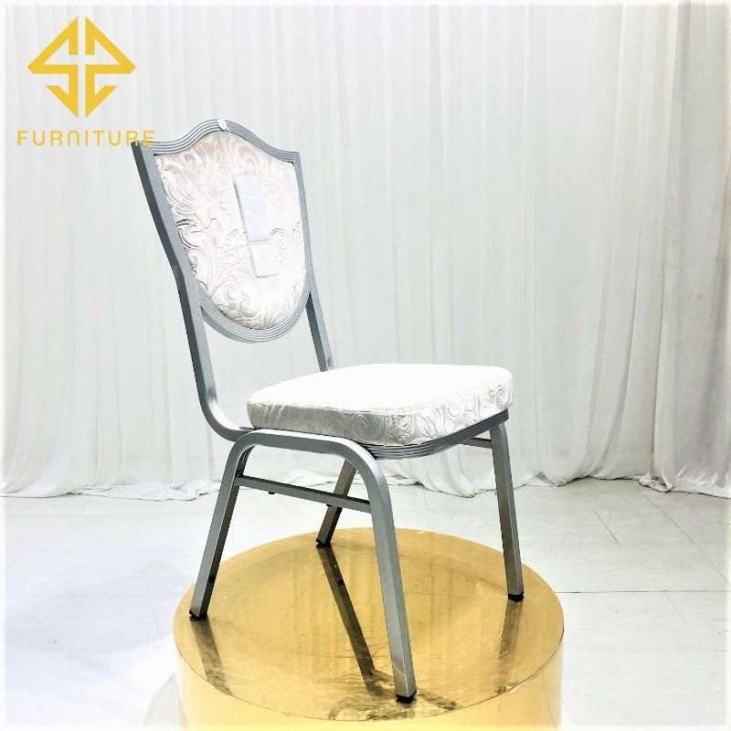 Romantic Silver Design Metal Event Wedding Chairs