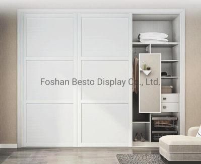 Bespoke Designer Fitted Wardrobes Collections Bedroom Furniture Manufactured by China Factory Export to End Customer