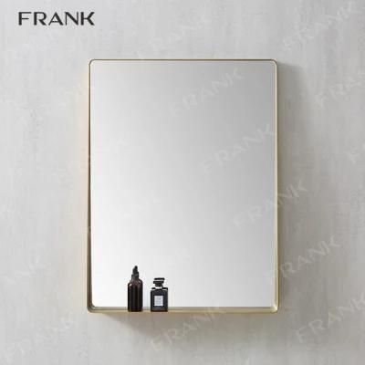 Metal Frame Bathroom Mirror Salon Furniture for Home Decor