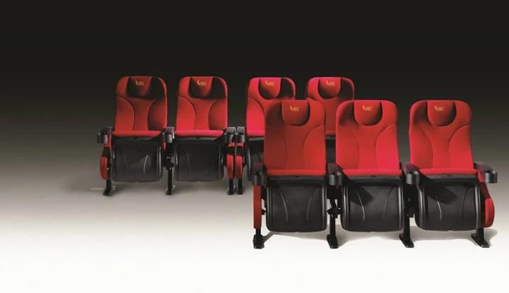 Reclining Economic 2D/3D Leather Cinema Auditorium Movie Theater Chair