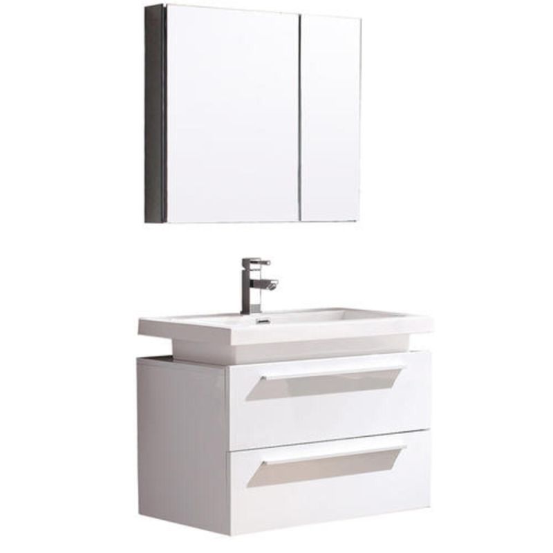 Modern Hotel Waterproof White Bathroom Cabinet Wooden Home Furniture Bathroom Vanity