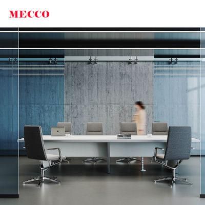 White Color Simple Design Meeting Office Table for CEO Room