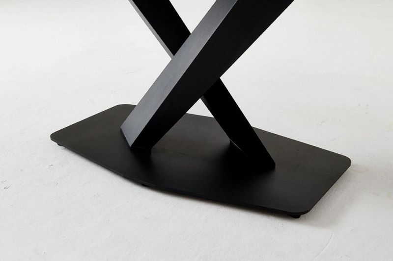 Titanium Legs White Home Restaurant Furniture Marble Dining Table