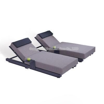 Leisure Rattan Daybed Modern Home Outdoor Furniture Lounge Chairs Sunbed