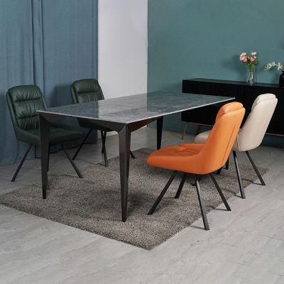 Dining Furniture Hard Ceramic Dining Table and Chair Cheap Modern Sintered Stone Dining Table