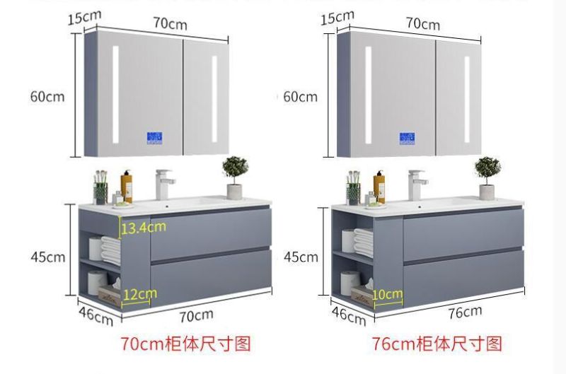 New Design Popular Modern Bathroom Vanity Bathroom Cabinet Furniture