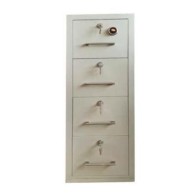 Fireproof and Burglary Resistant 2 Drawer File Cabinet 4 Drawer Steel Cabinet