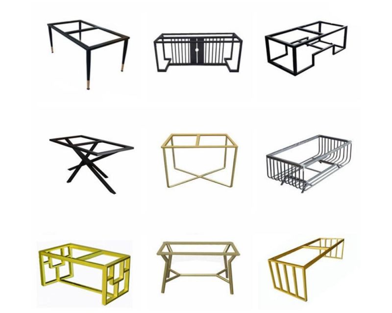 Furniture Legs Black Steel Table Legs X and Iron Metal Legs for Table