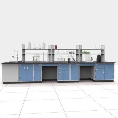 Pharmaceutical Factory Steel Aluminum Lab Furniture, Biological Steel University Lab Bench/