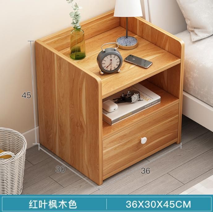 Bedside Table Simple Modern with Lock Mini Small Locker Home Bedroom Bedside Storage Cabinet