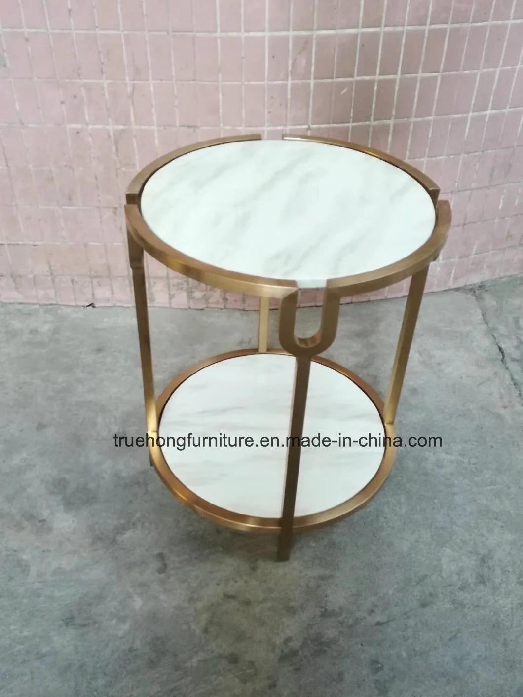 Hotel Contact Furniture Round Cocktail Table Coffee Table Sofa Center Table