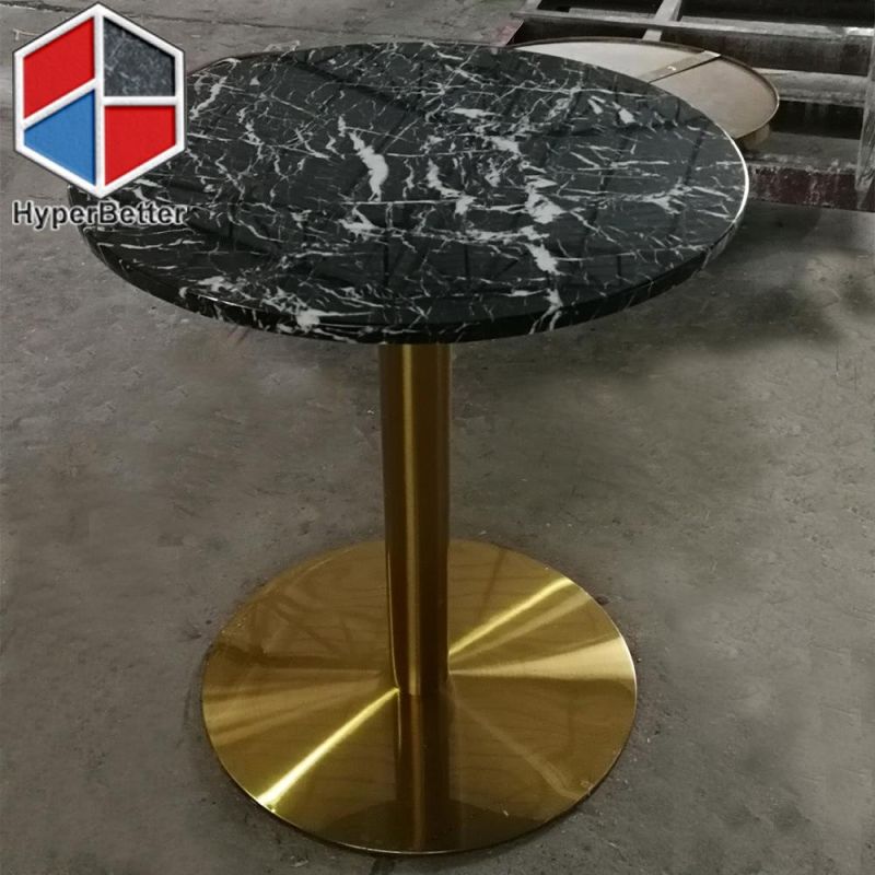 Nero Marquina Marble Plinth Coffee Table