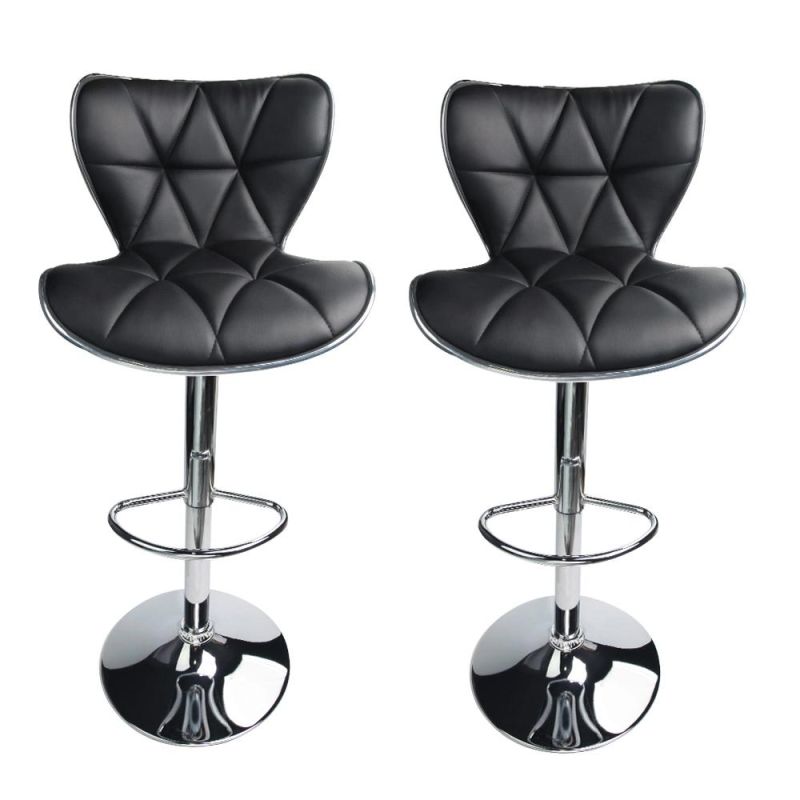 Chinese Furniture Factory Hot Sale PU Cover Metal Leg Bar Stools Bar Chairs Bar Furniture