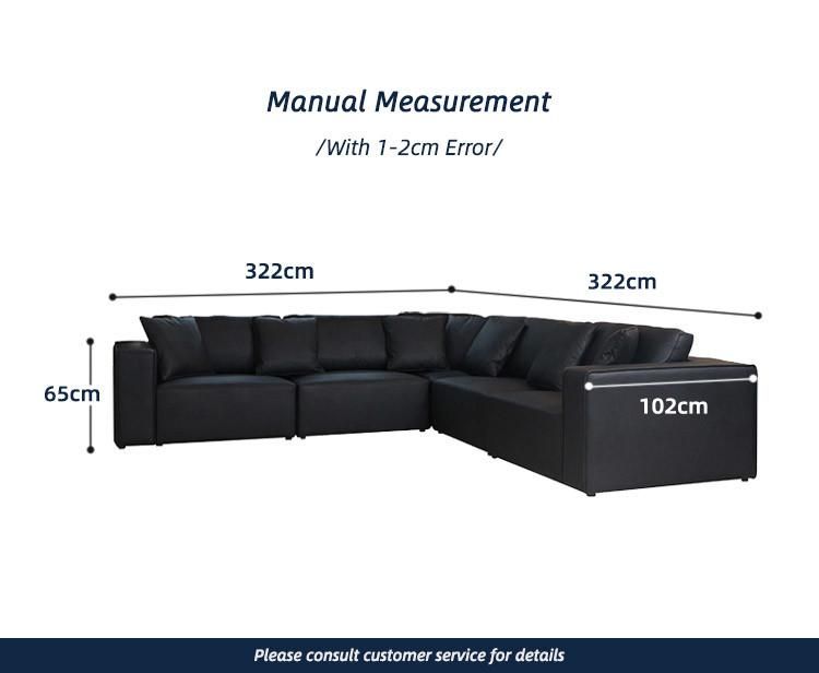 Modular Modern Sofa Living Room Furniture Leather Sofa Modern Living Room Furniture