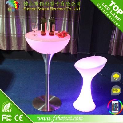 Plastic Color Changing LED Furniture
