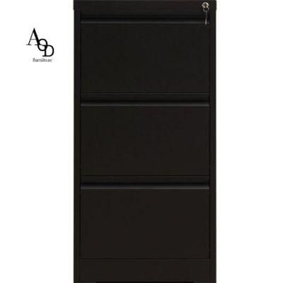 Black Luoyang a. O. D 3-Drawer Filing Cabinet