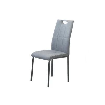 Home Furniture Fabric Back Stainless Steel Banquet Chair Dining Chair for Restaurant