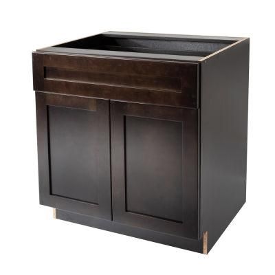 Furniture Manufacture Make Solid Wooden Bathroom Vanity Sink Base Cabinets