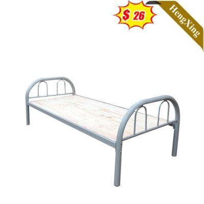 Simple Design Office Home Furniture King Size Single Metal Legs Frame Bed