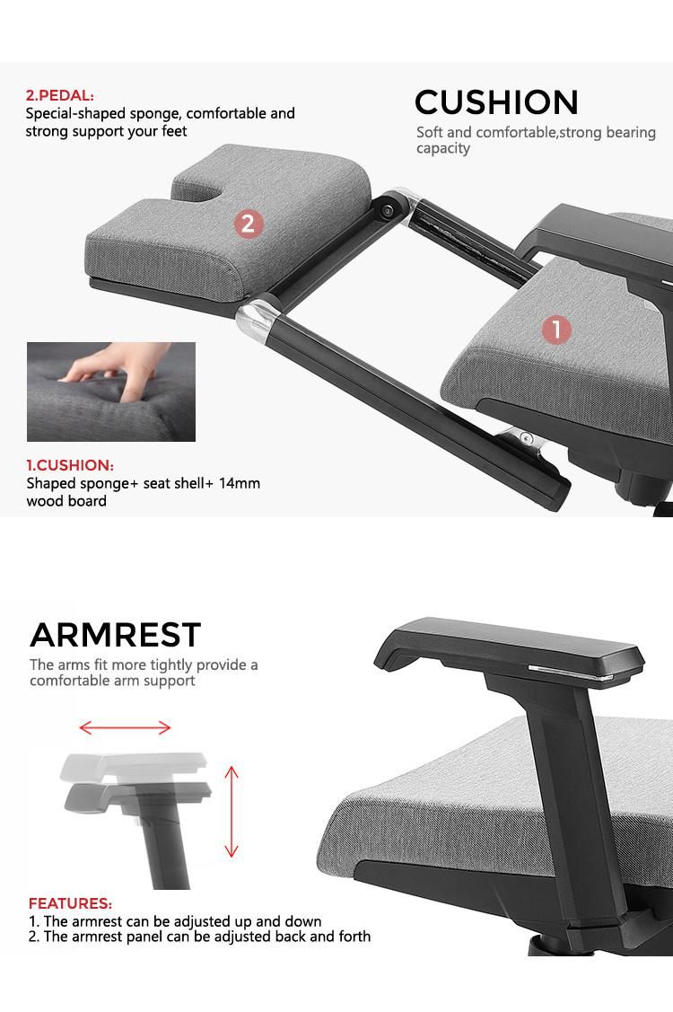 High End Comfortable Multi-Function Ergonomic Mesh Chair Modern Highly Elastic Fabric Executive Office Chair